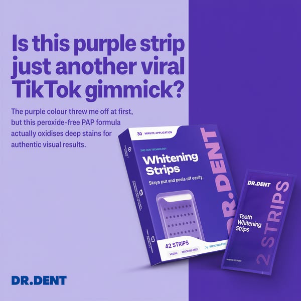 Violet Teeth Brightening Strips